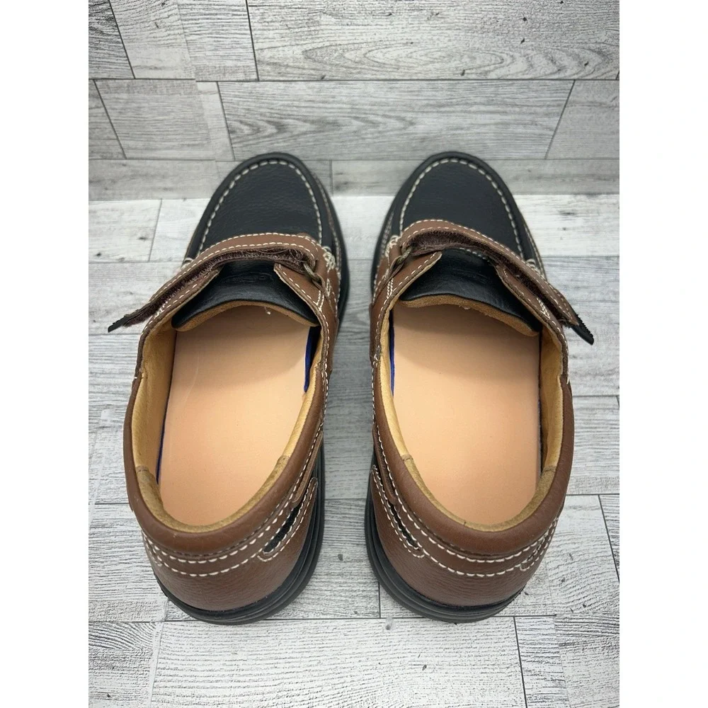 Dr. Comfort Womens 4860 Wave Brown Leather Diabetic Oxford Shoes Sz 8 Narrow‎